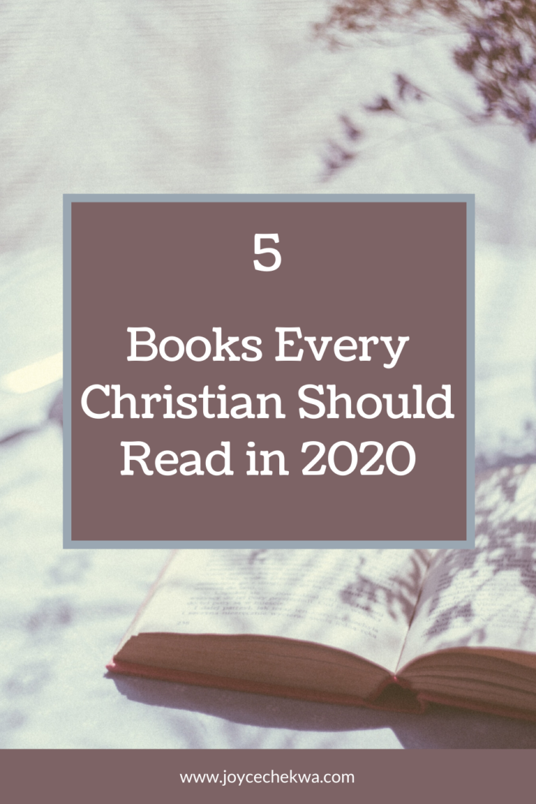 5 BOOKS EVERY CHRISTIAN SHOULD READ IN 2020